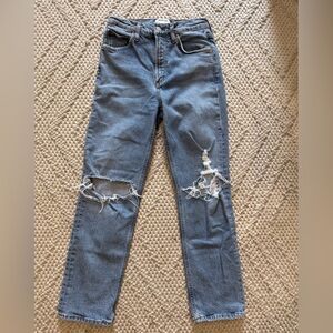 Agolde wilder straight crop